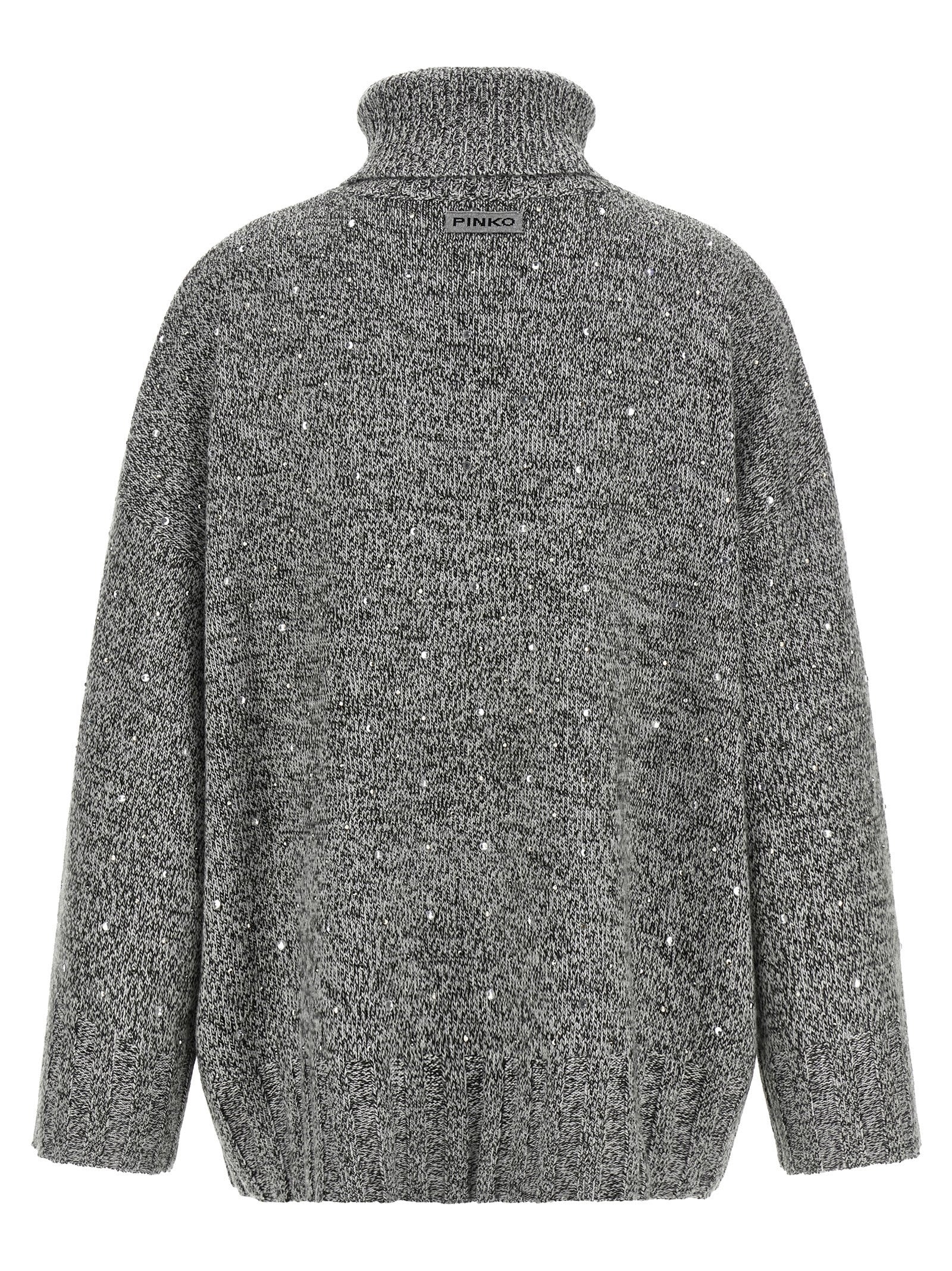 Crystal turtleneck sweater