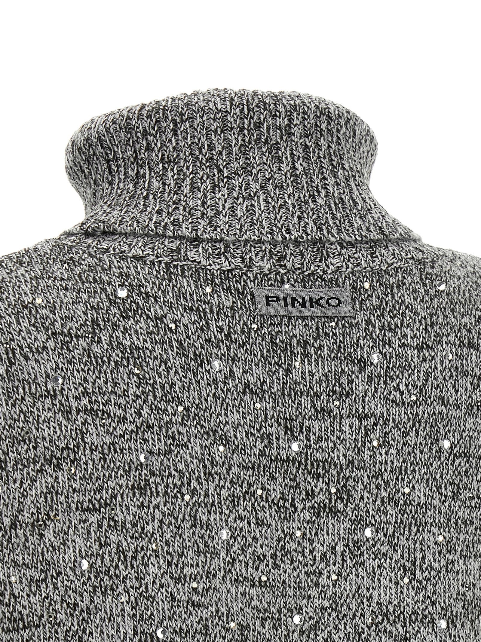 Crystal turtleneck sweater