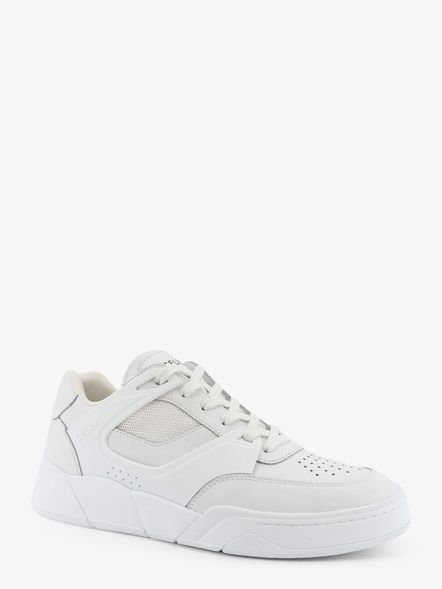 CT-09 leather sneakers with mesh inserts