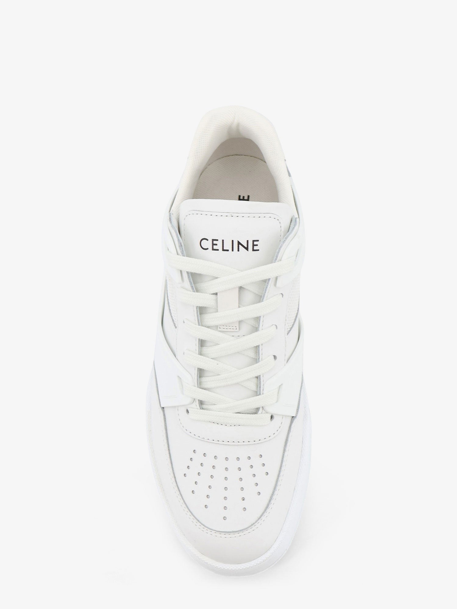 CT-09 leather sneakers with mesh inserts