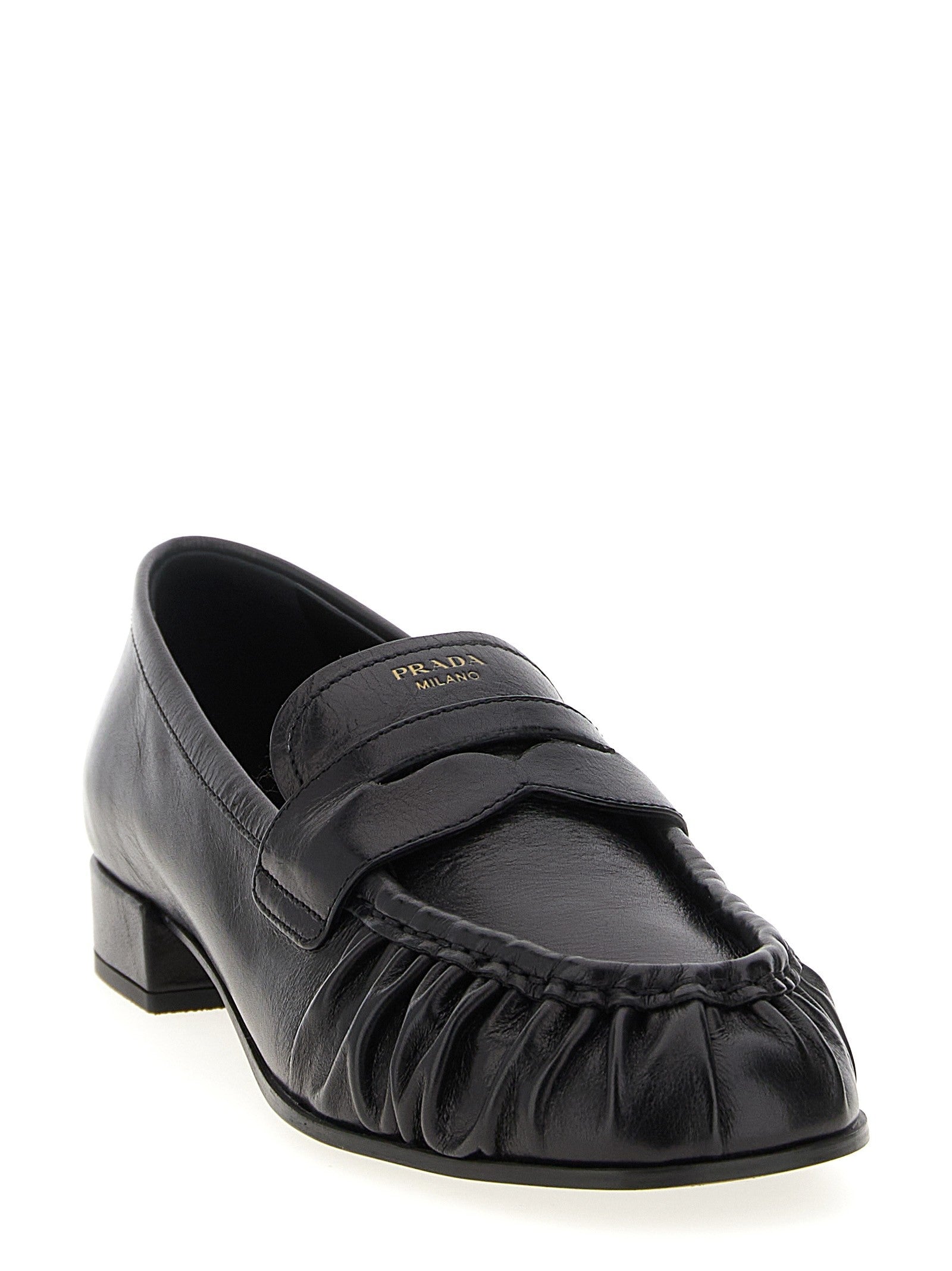 Curled toe moccasins