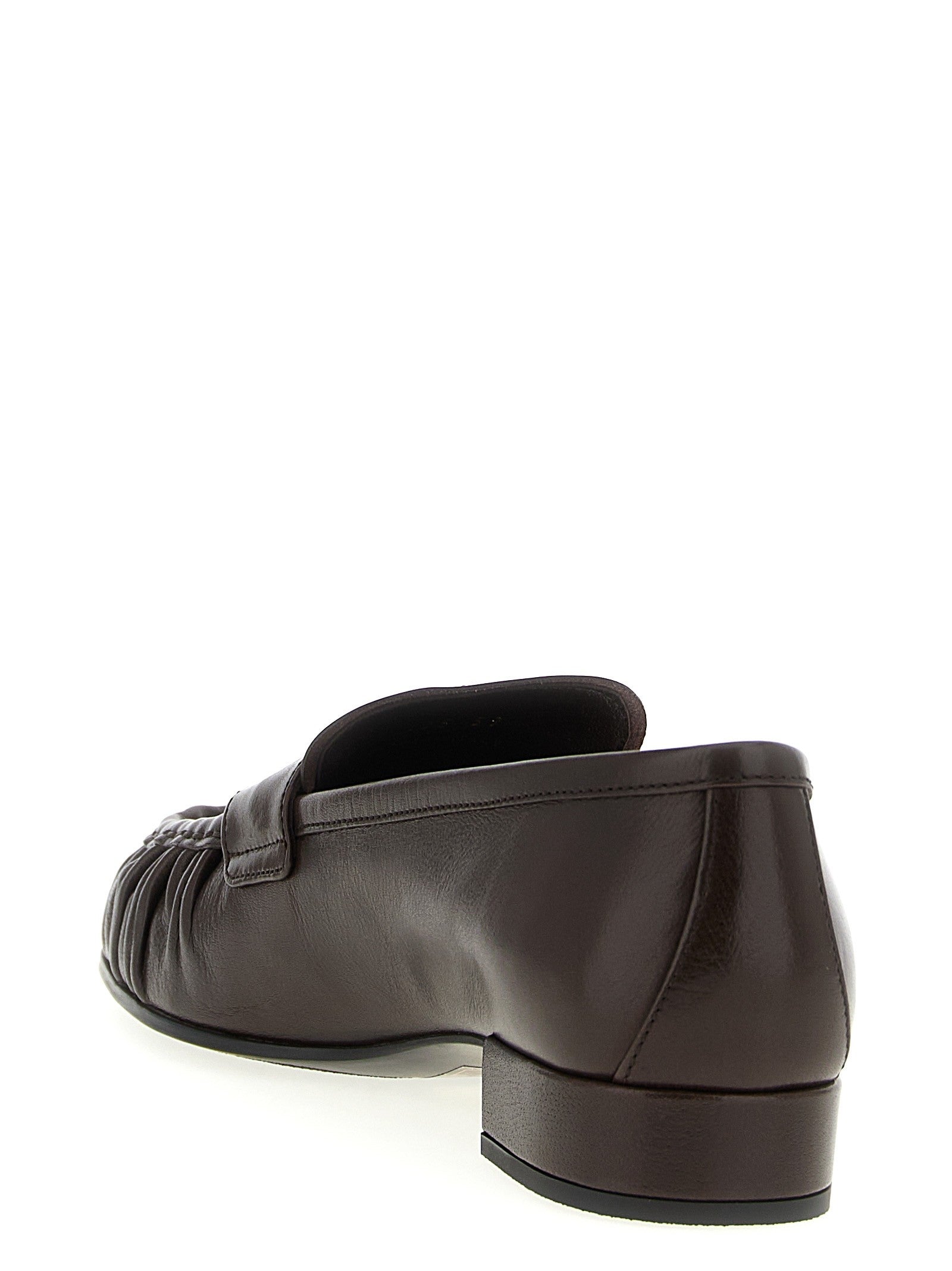 Curled toe moccasins