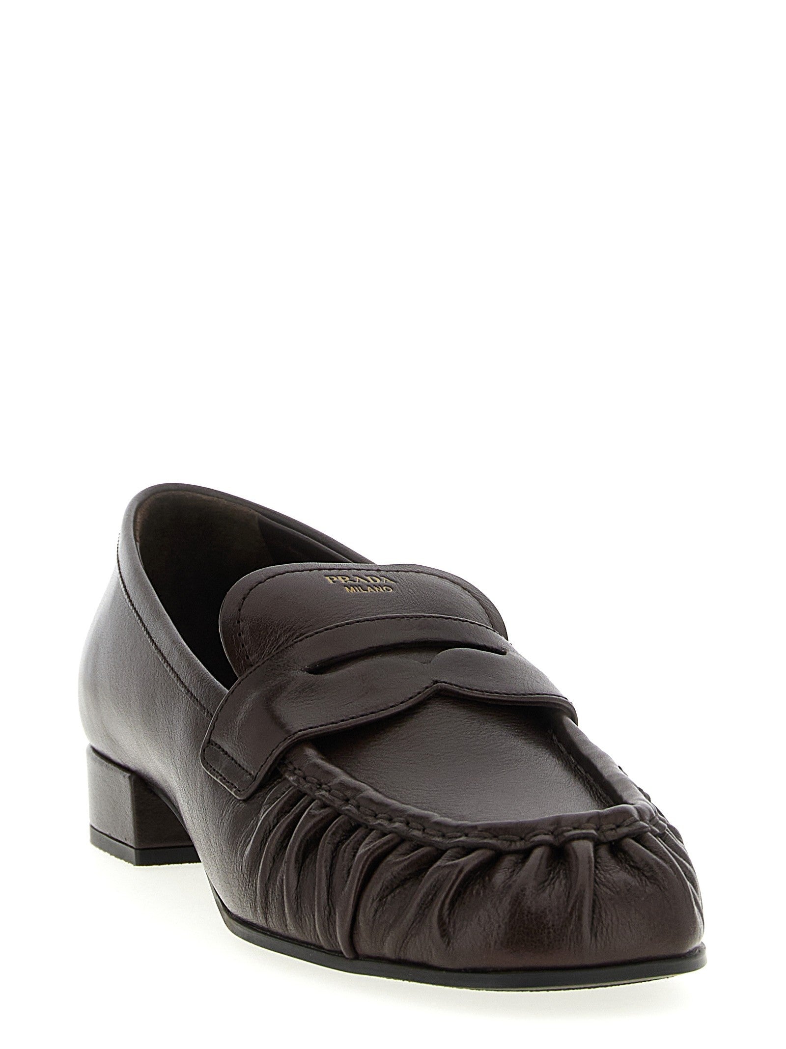 Curled toe moccasins