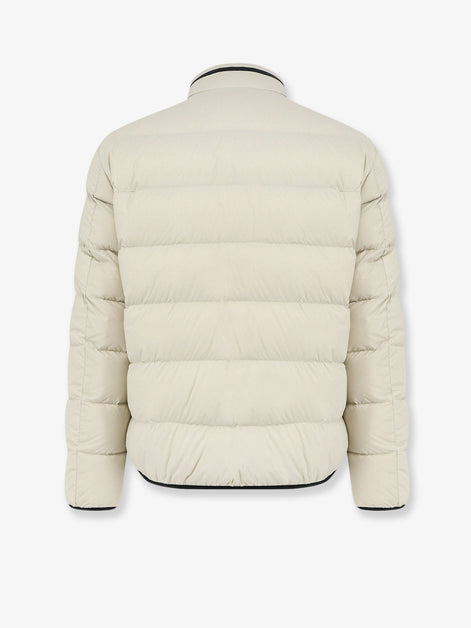 Moncler Dalalven nylon down jacket with contrasting profiles