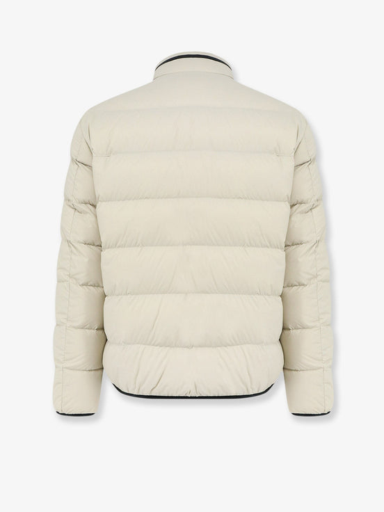 Moncler Dalalven nylon down jacket with contrasting profiles
