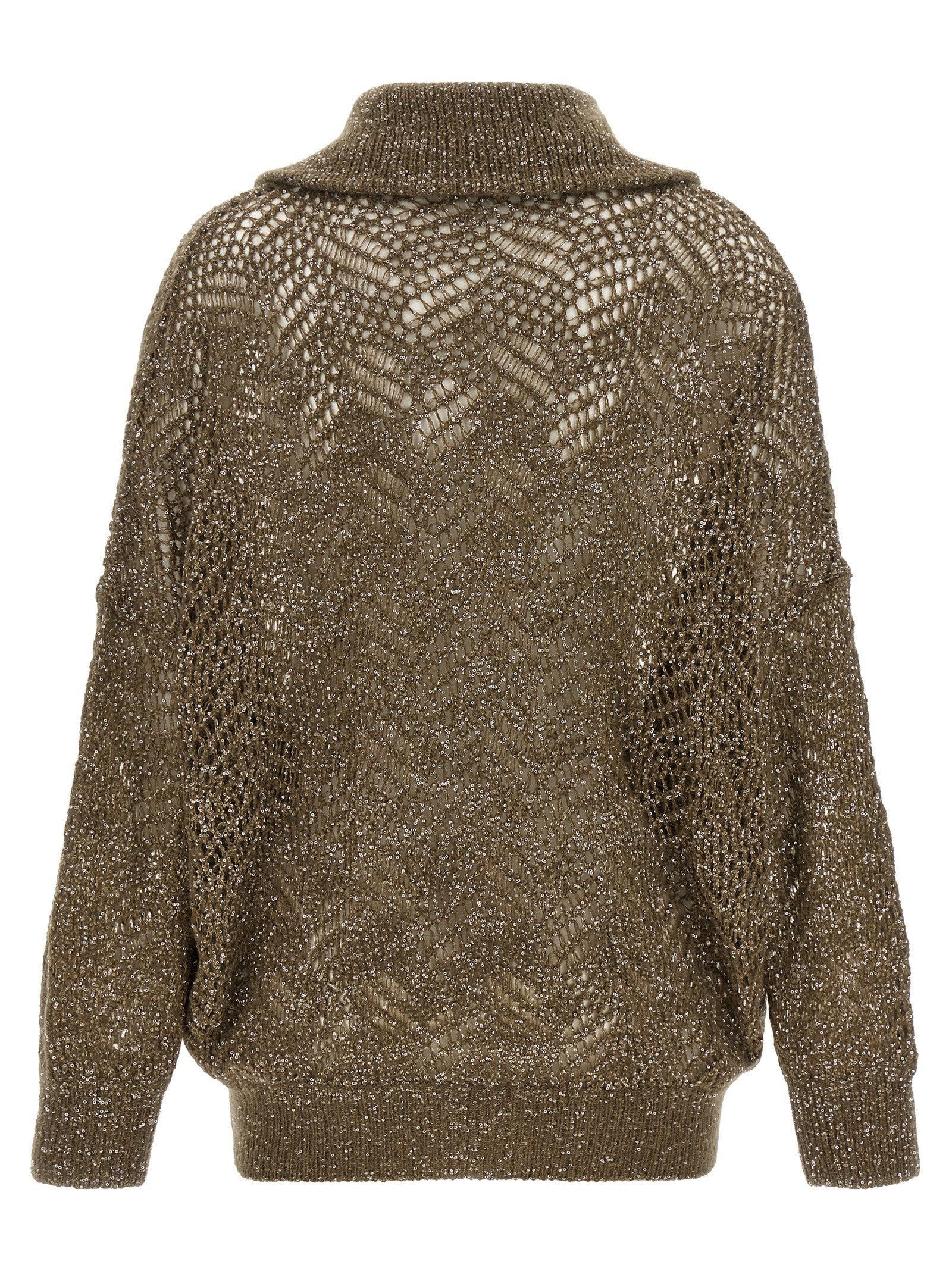 'Dazzling Abstract Leaf' cardigan