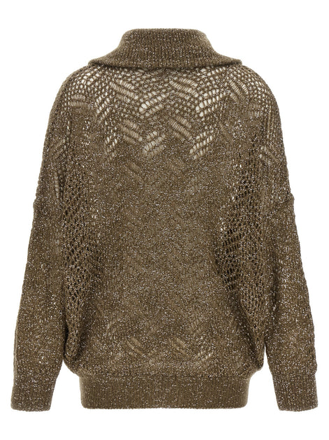 'Dazzling Abstract Leaf' cardigan