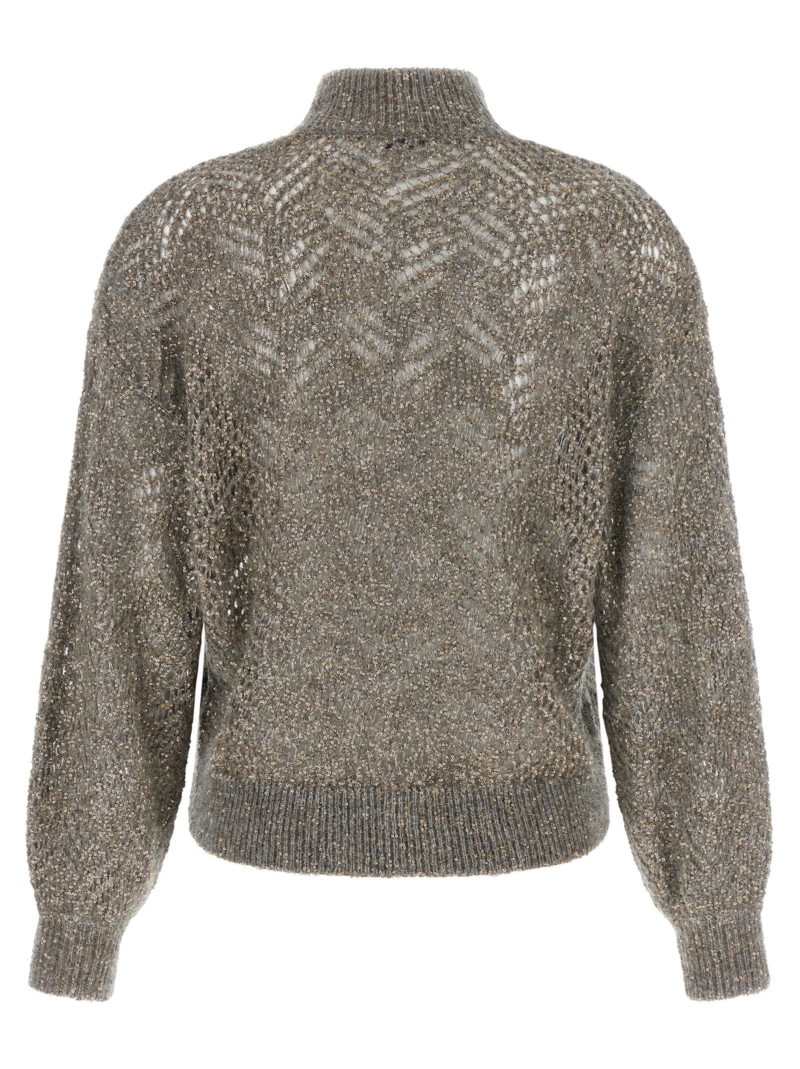 'Dazzling Abstract Leaf' sweater