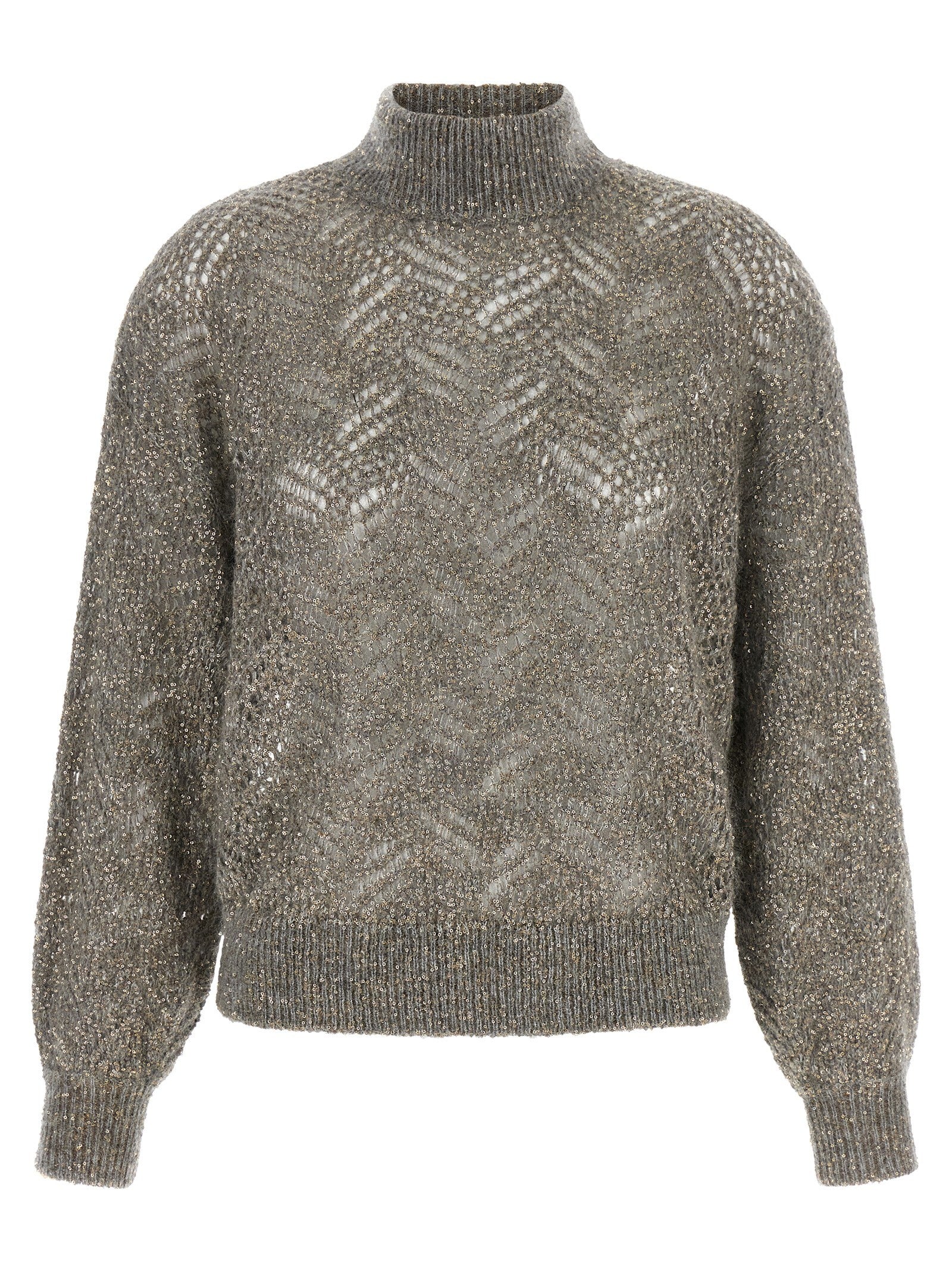 'Dazzling Abstract Leaf' sweater