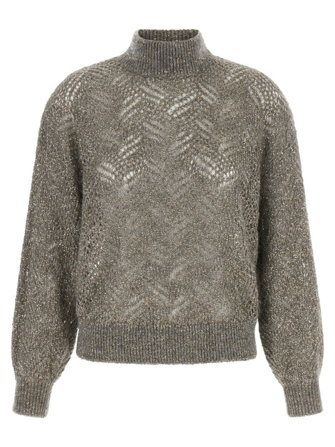 'Dazzling Abstract Leaf' sweater