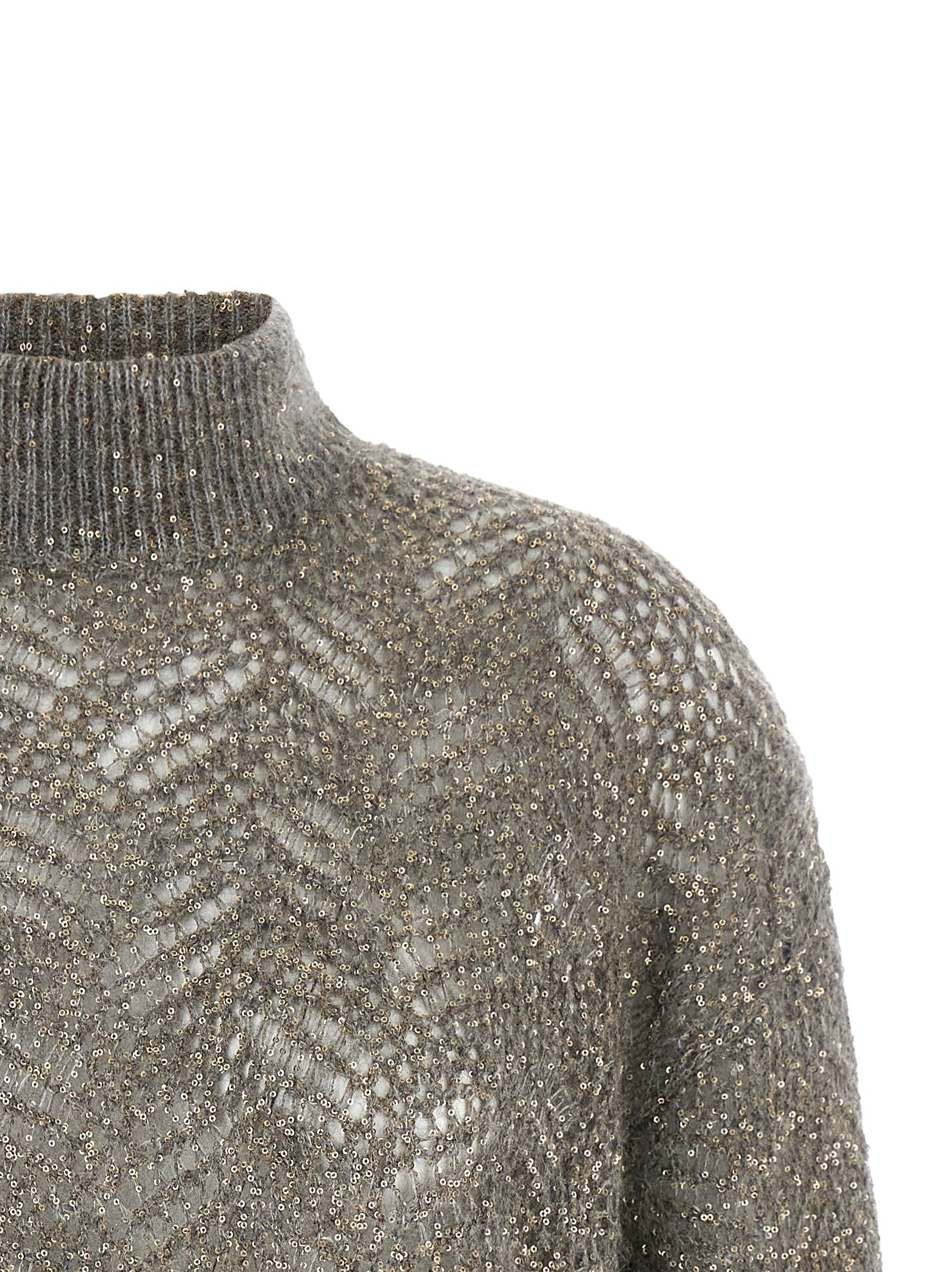 'Dazzling Abstract Leaf' sweater