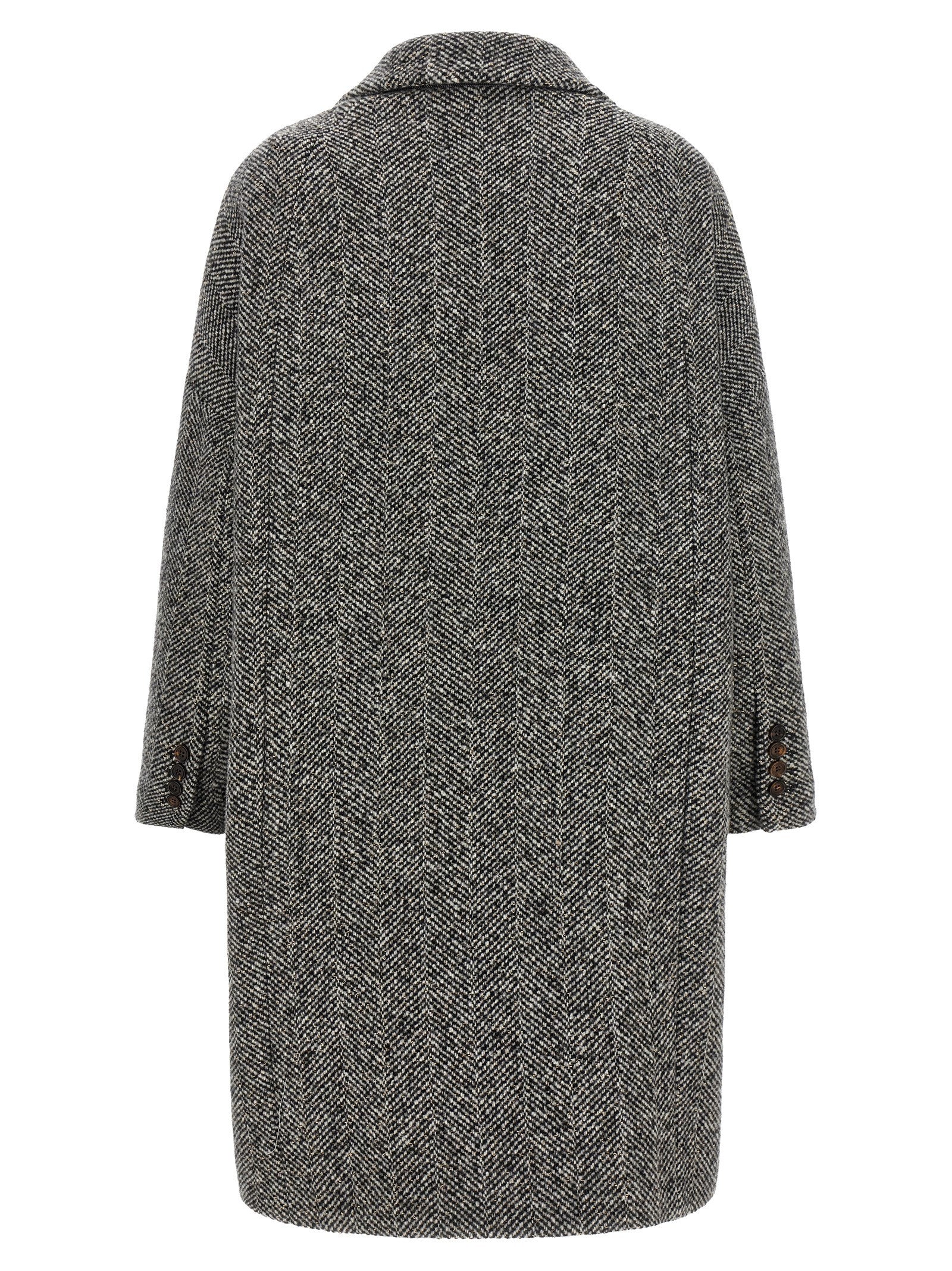 'Dazzling' chevron coat