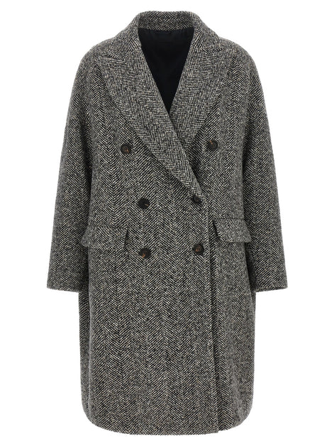 'Dazzling' chevron coat