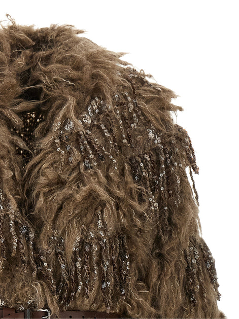 Brunello Cucinelli 'Dazzling Moss Embroidery' cardigan