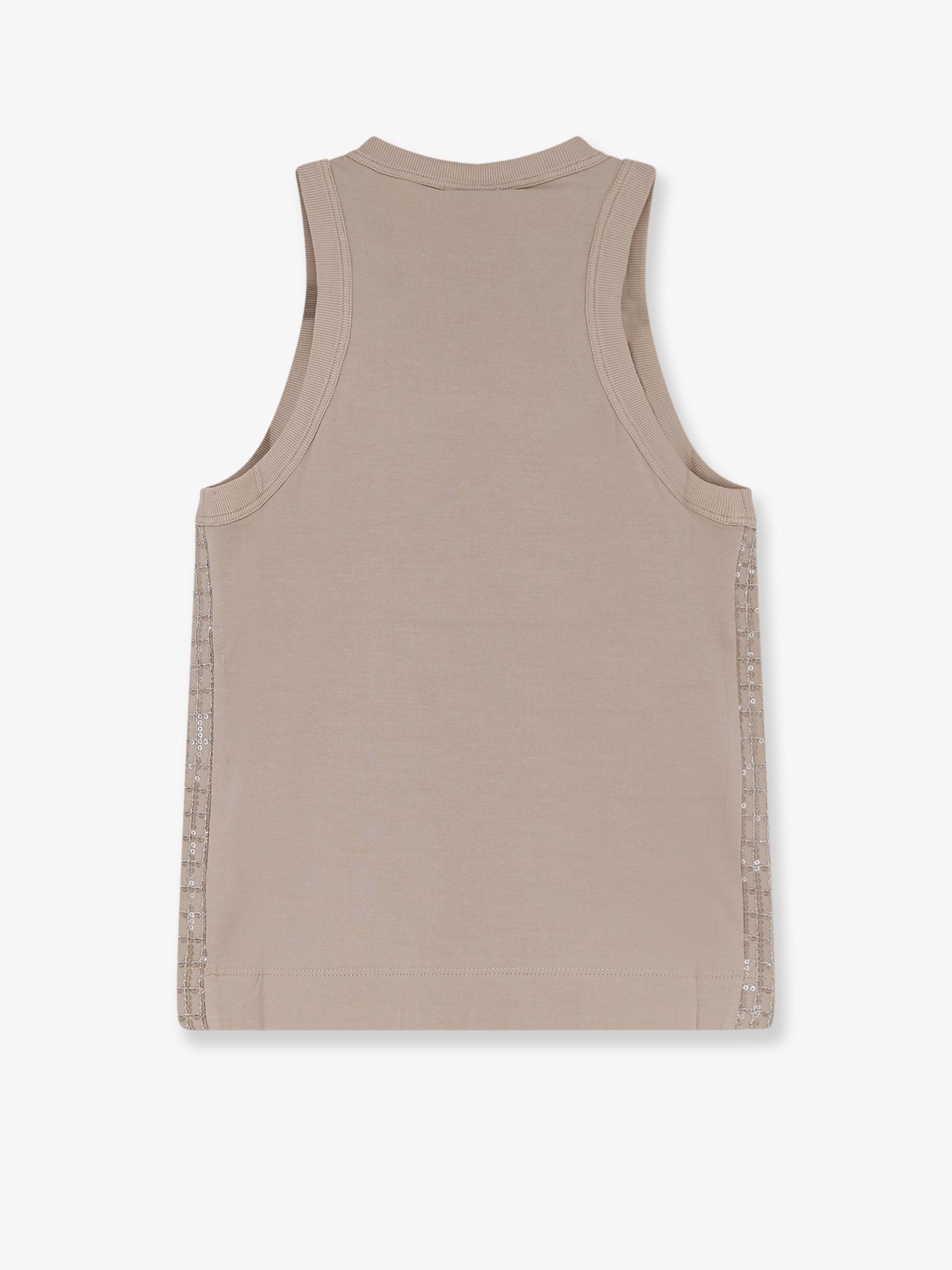 Dazzling pattern jersey tank top