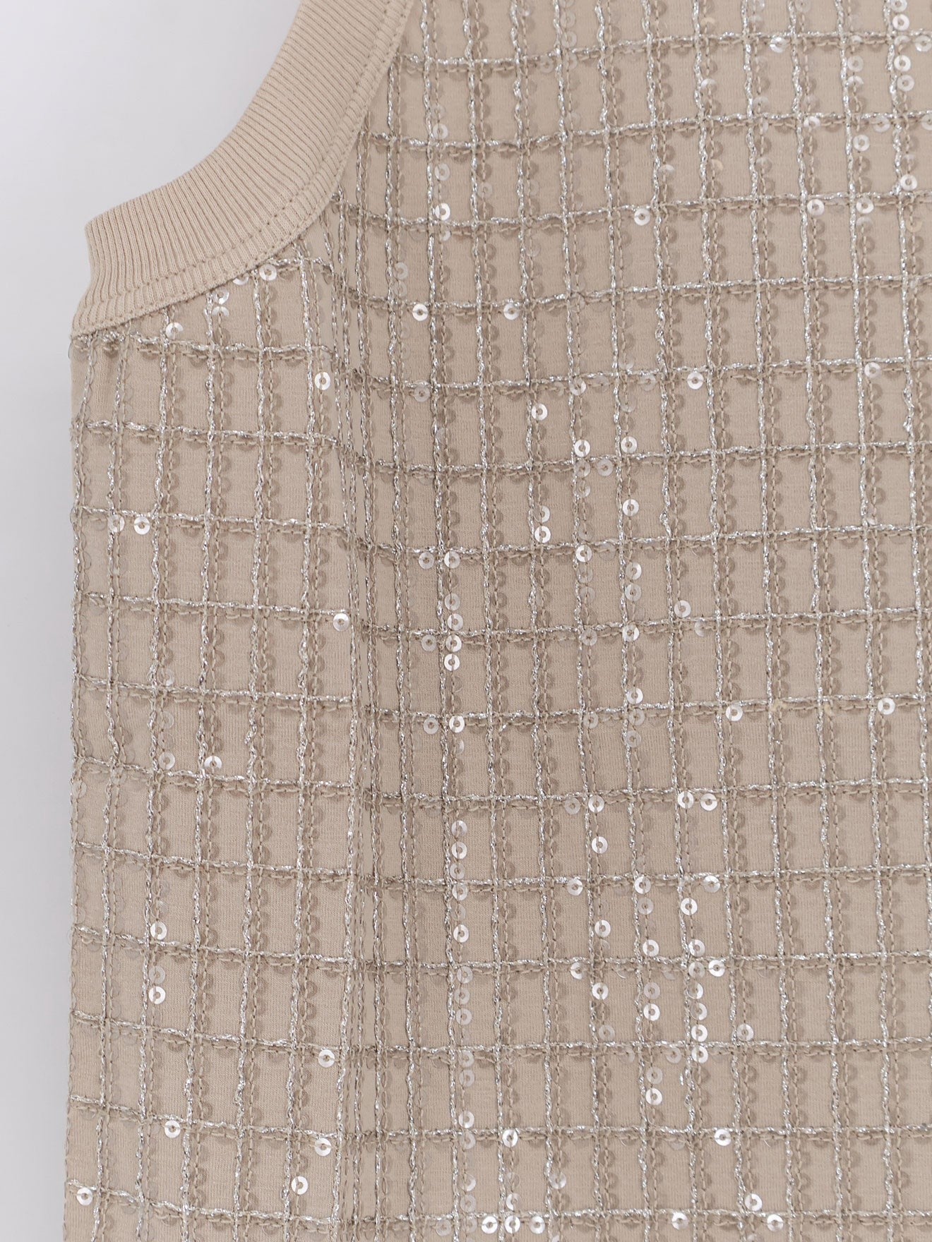 Dazzling pattern jersey tank top