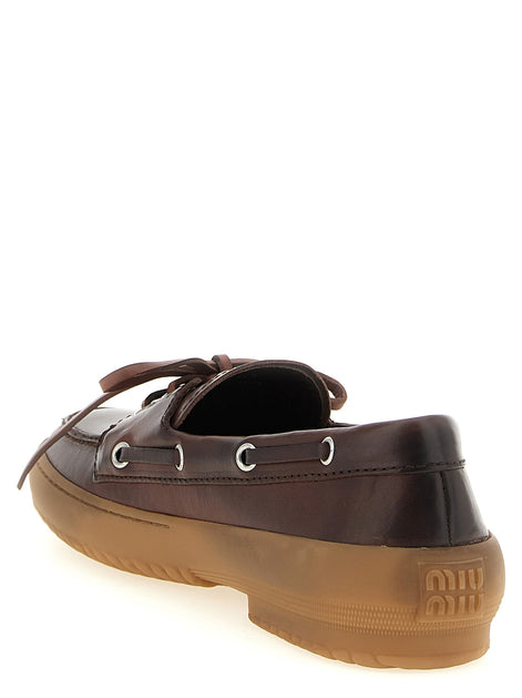 Miu Miu 'Deck' leather loafers