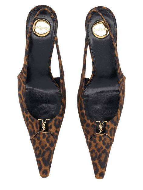 Saint Laurent Décolleté "Babylone Breteuil" In Gros-Grain