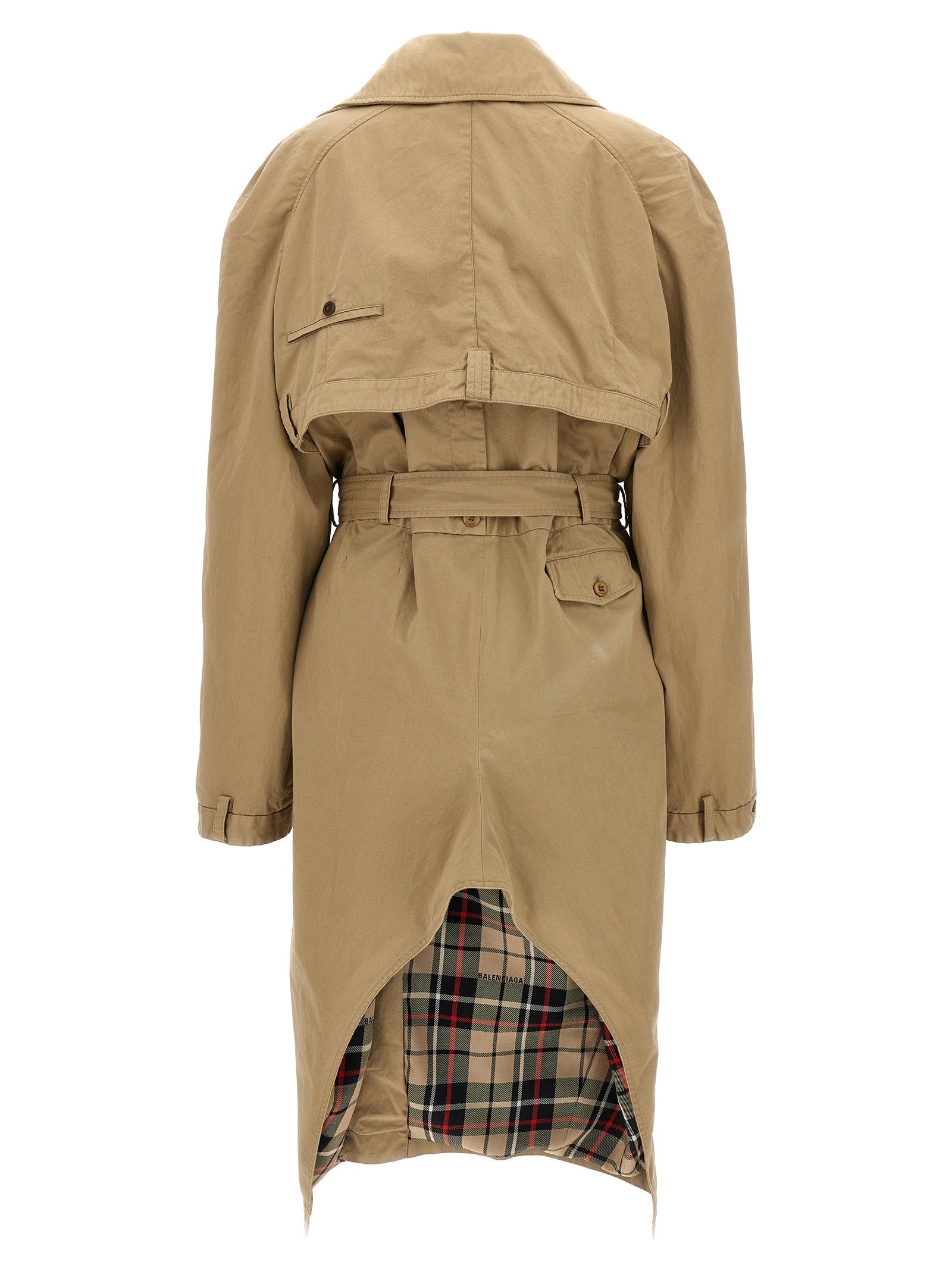 'Deconstructed' trench coat