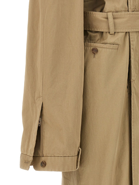 'Deconstructed' trench coat