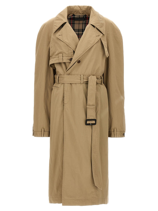 'Deconstructed' trench coat