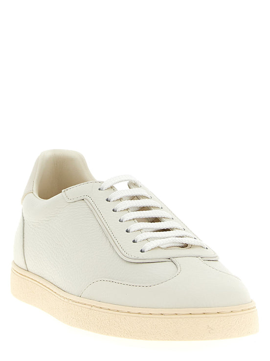 Deer leather sneakers