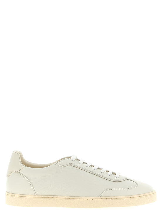 Deer leather sneakers