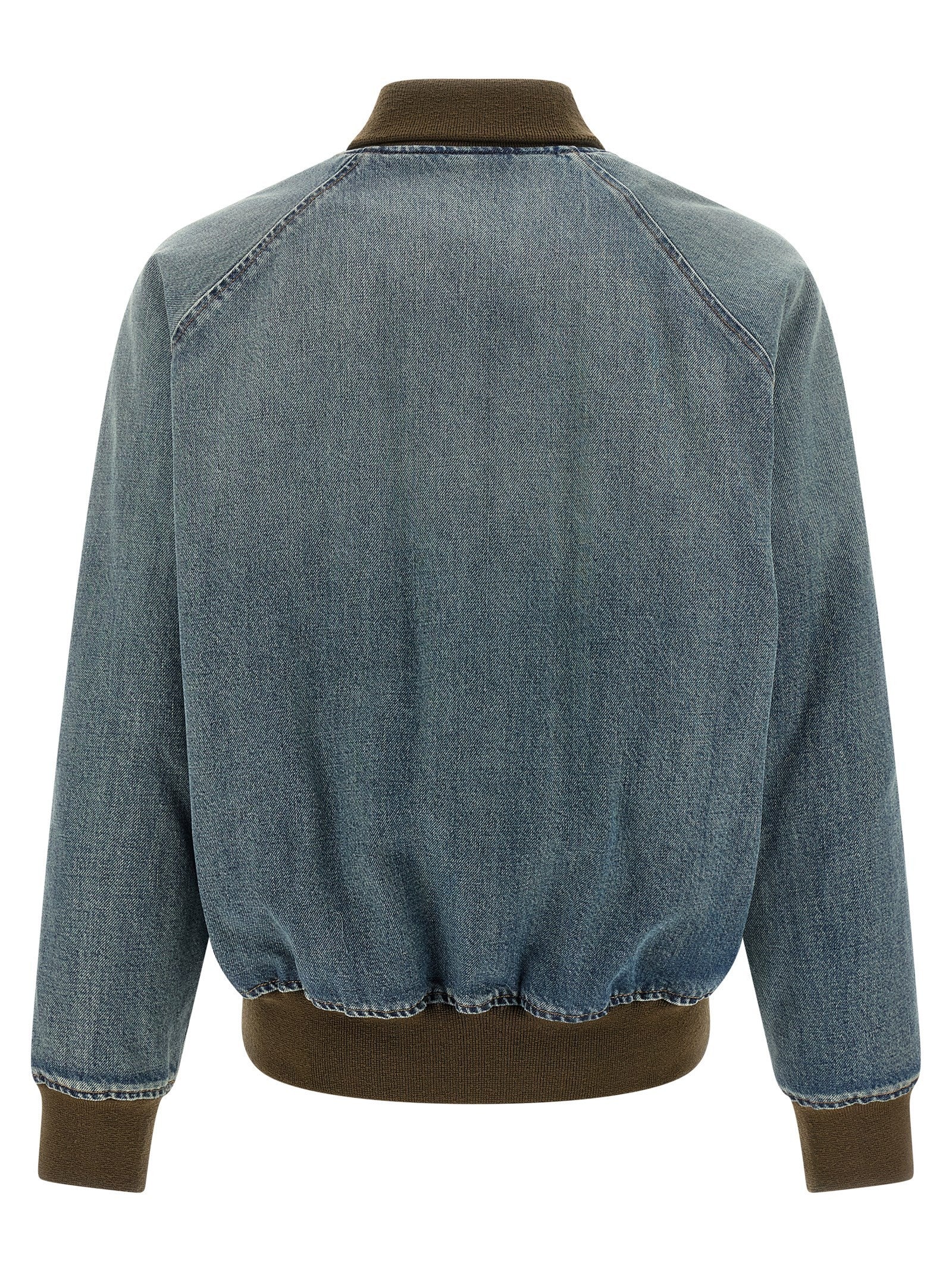 Denim bomber jacket