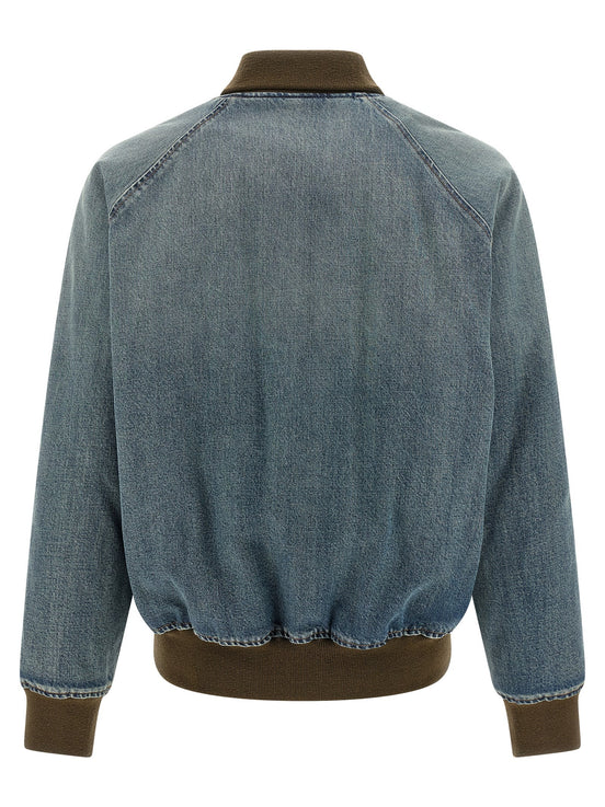 Miu Miu Denim bomber jacket