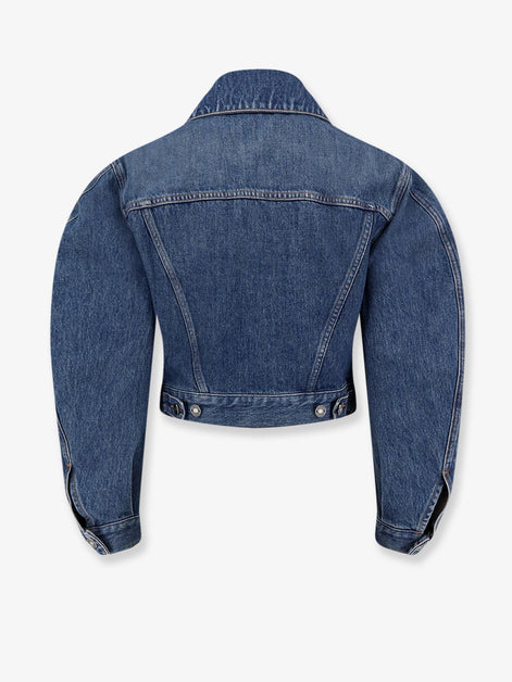 Denim Jacket with Logo embroidery