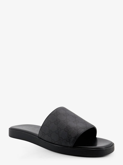 Denim sandals with GG motif
