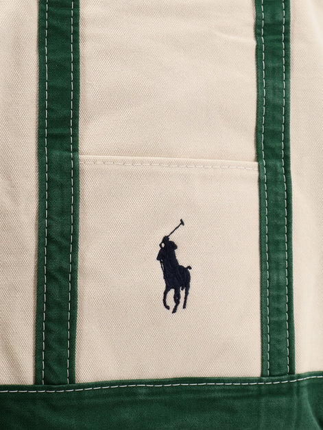 Polo Ralph Lauren Denim shoulder bag with embroidered logo on the front
