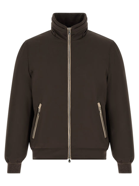 Detachable hood down jacket