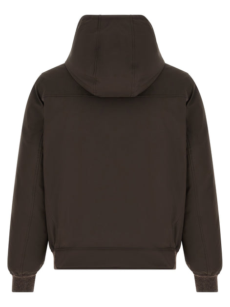 Detachable hood down jacket