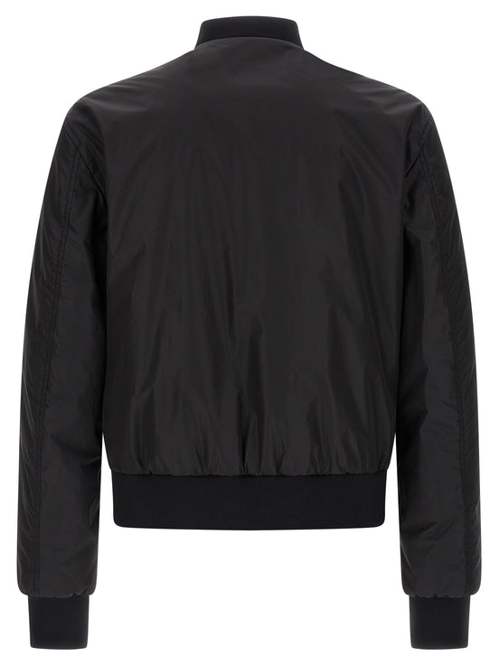 Dolce & Gabbana 'DG' patch bomber jacket
