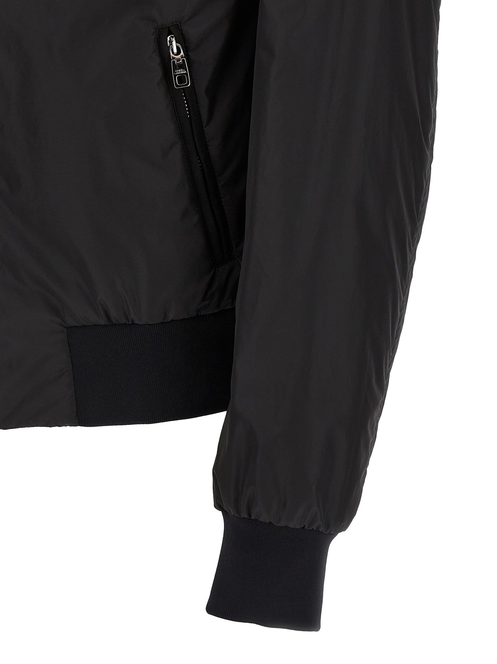 'DG' patch bomber jacket