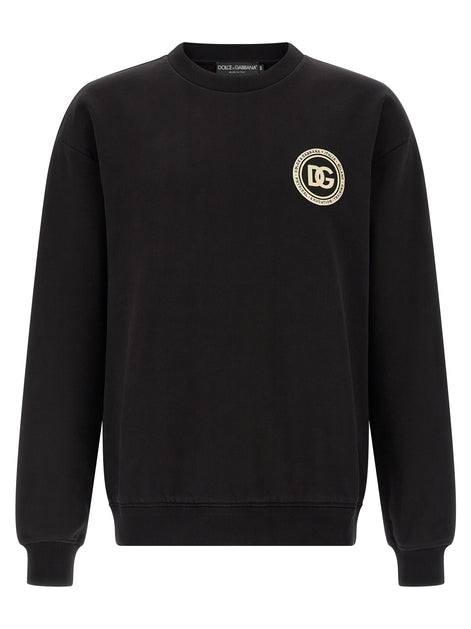 'DG' patch sweatshirt