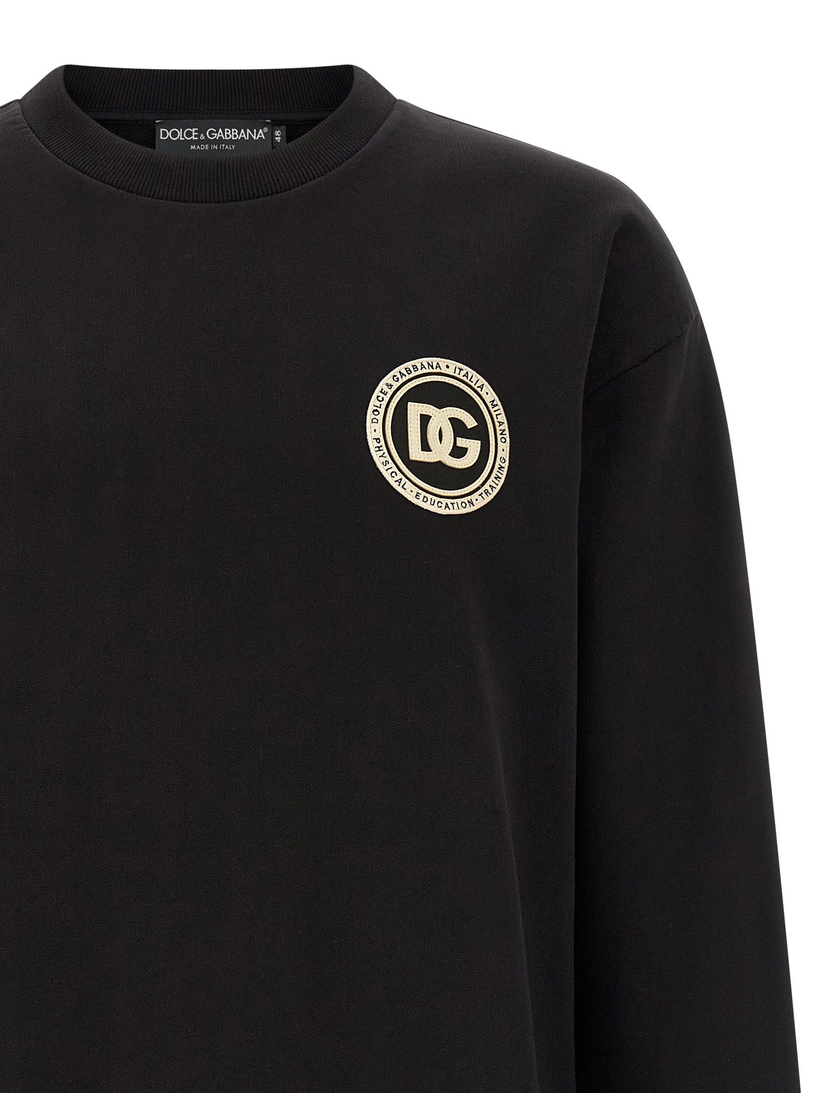 'DG' patch sweatshirt