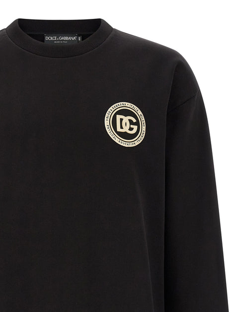 'DG' patch sweatshirt
