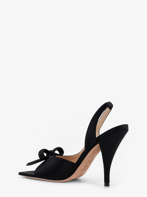 Dior Bow satin sandals with logo bow detail