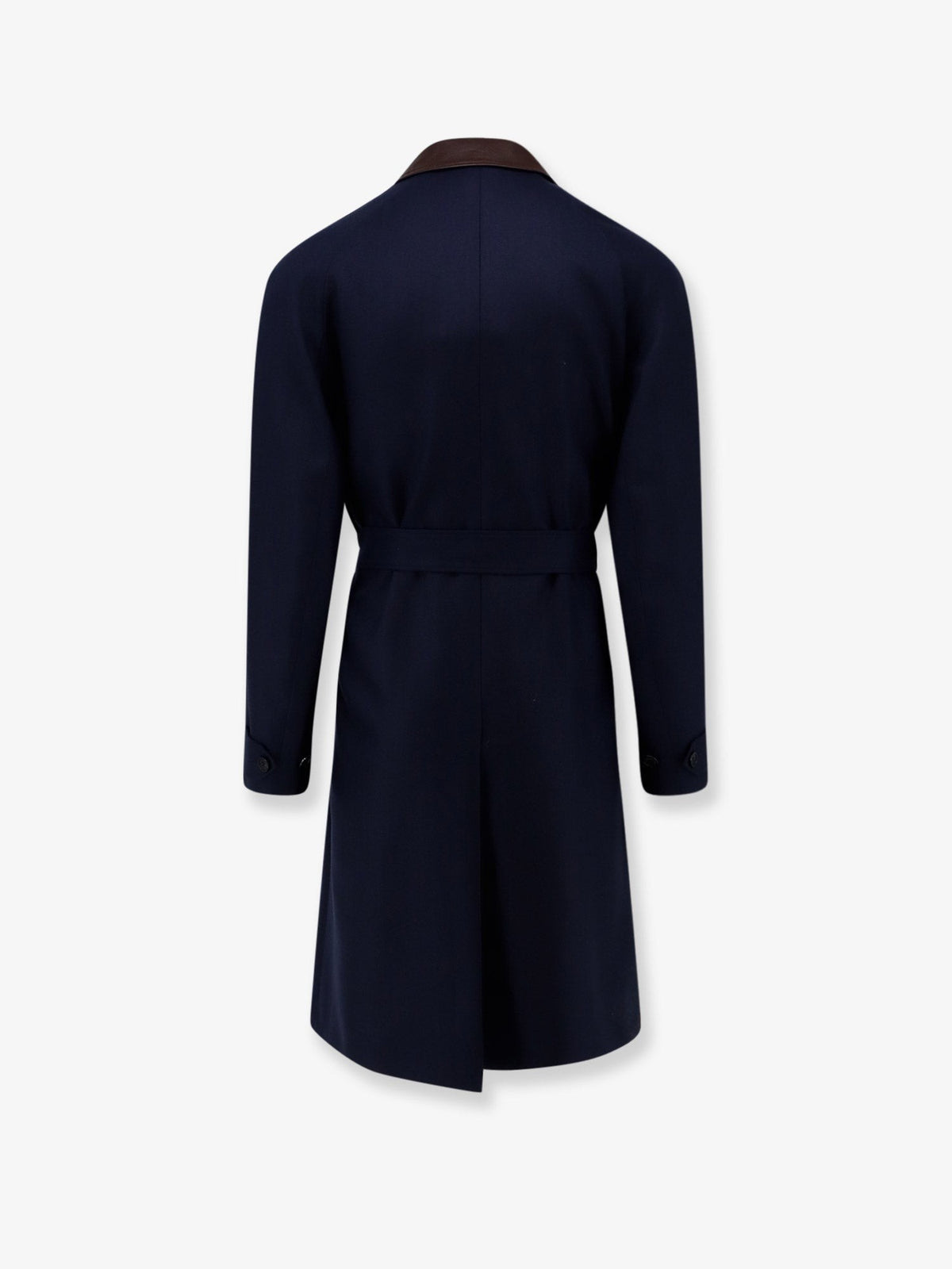 Dior Dior Icons cashmere coat with leather collar