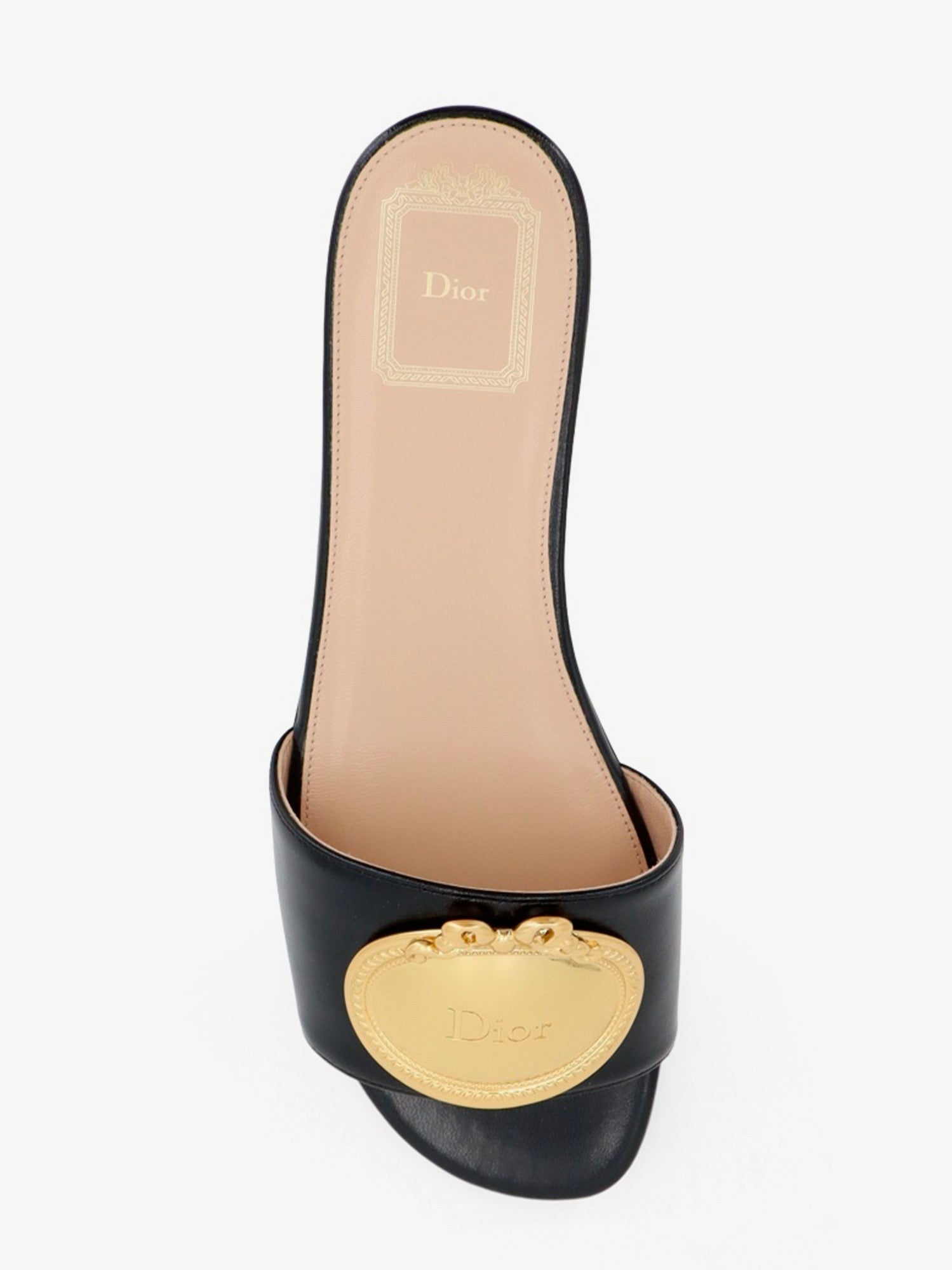Dior Medaillon leather sandals