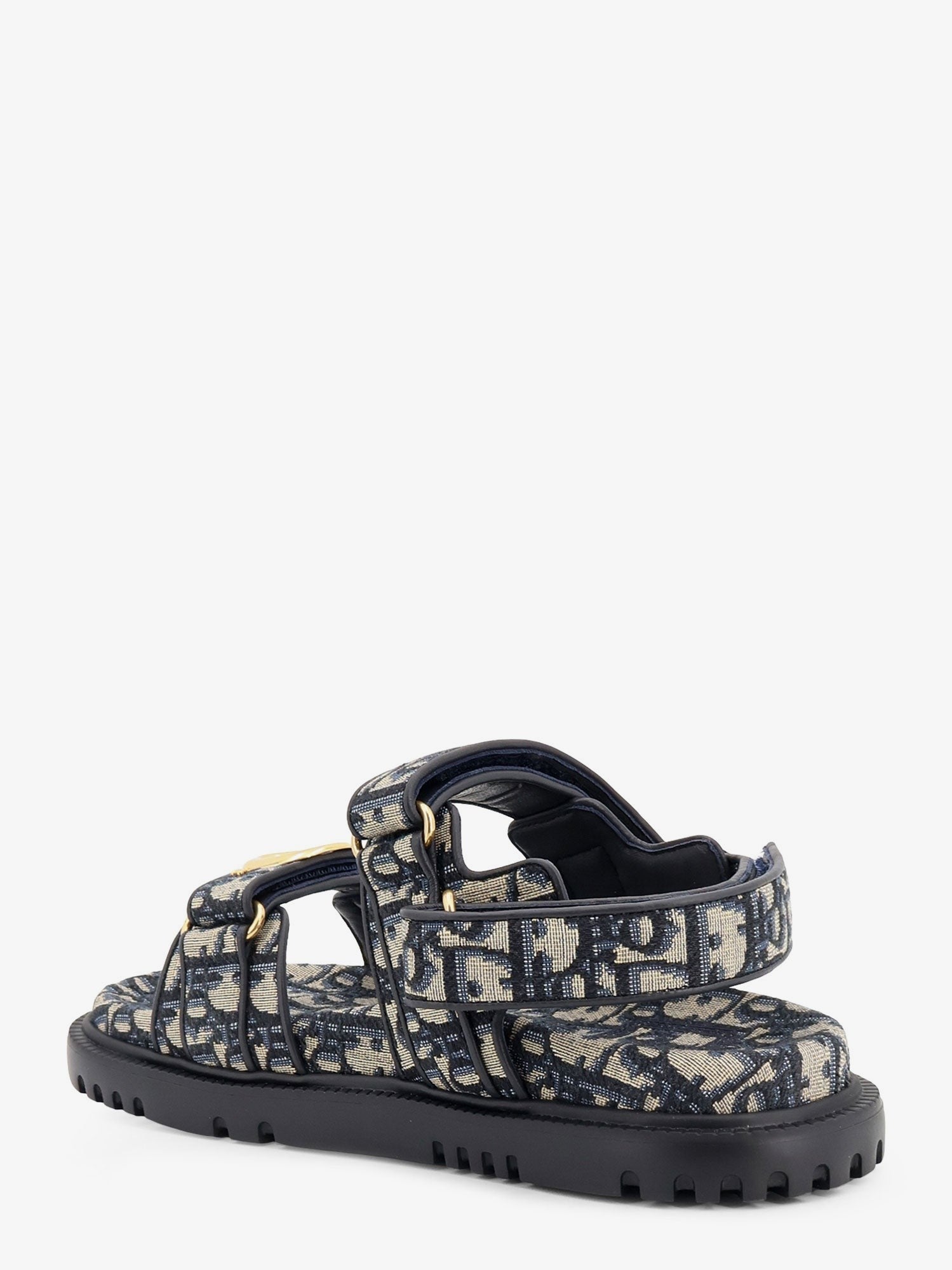 Dior Oblique jacquard fabric sandals