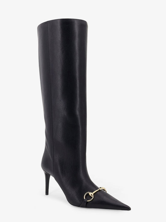Gucci Donna slip-on leather boots