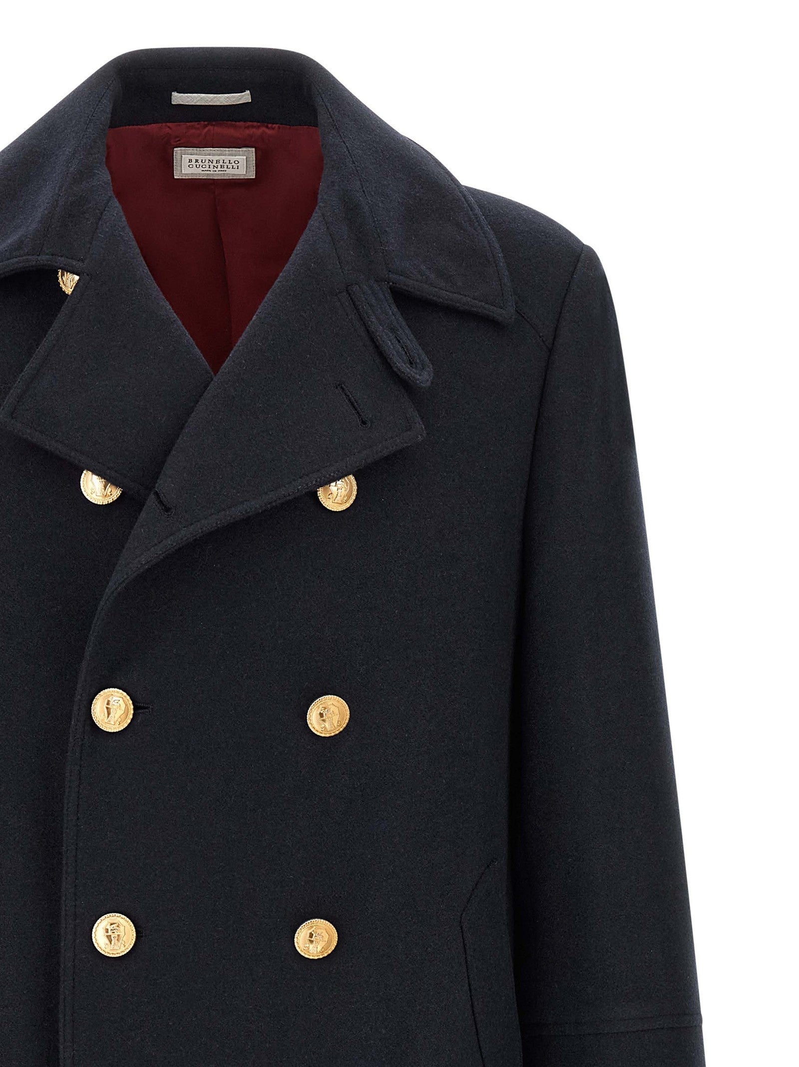 Double-breasted coat