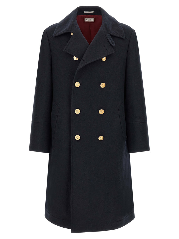 Double-breasted coat