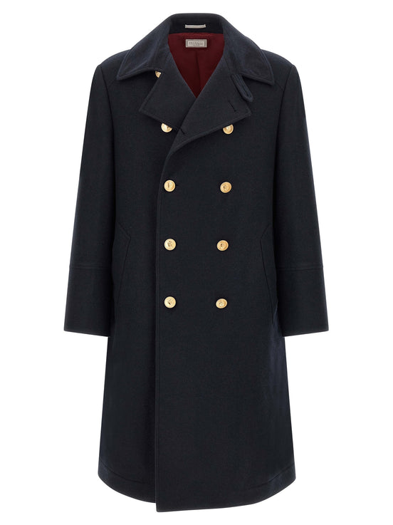 Double-breasted coat