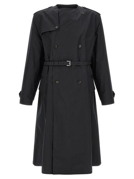 Double-breasted trench coat