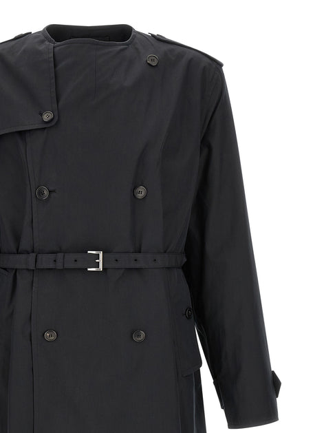 Double-breasted trench coat