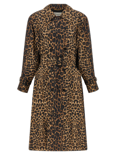 Double-breasted trench coat